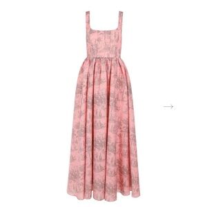 Maison Amory Pink Toile Dress